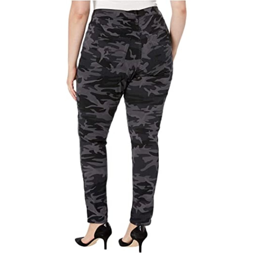 🆕Levi's Plus 721 High-Rise Skinny Black Camo 26W - Picture 12 of 13